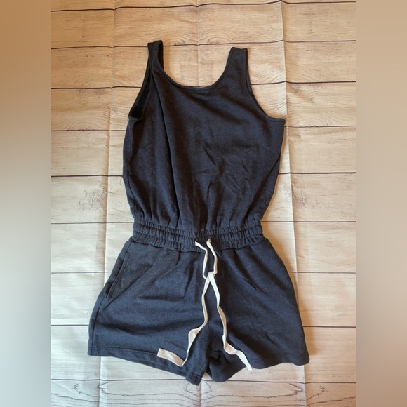 Women's Pure Navy Romper - Picture 2 of 5